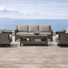 Malibu Beachside Swivel Outdoor Furniture with Sunbrella Cushions