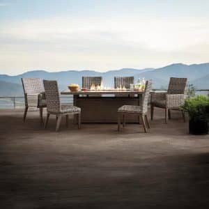 Italian Husk Fire Dining Set