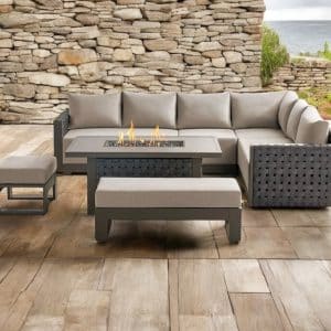 Toscano 7-Piece Fire Pit Sectional Set