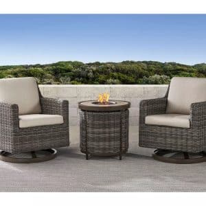 Summit Breeze 3-Piece Fire Chat Set