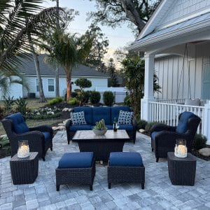 Serenity Blue Haven Outdoor Set